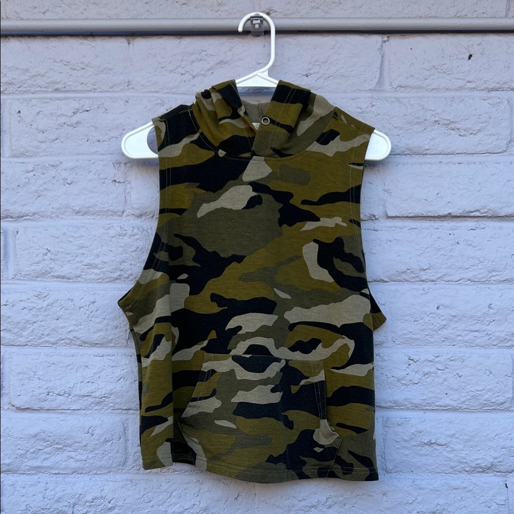 C&C California Camouflage Hooded Tank Top